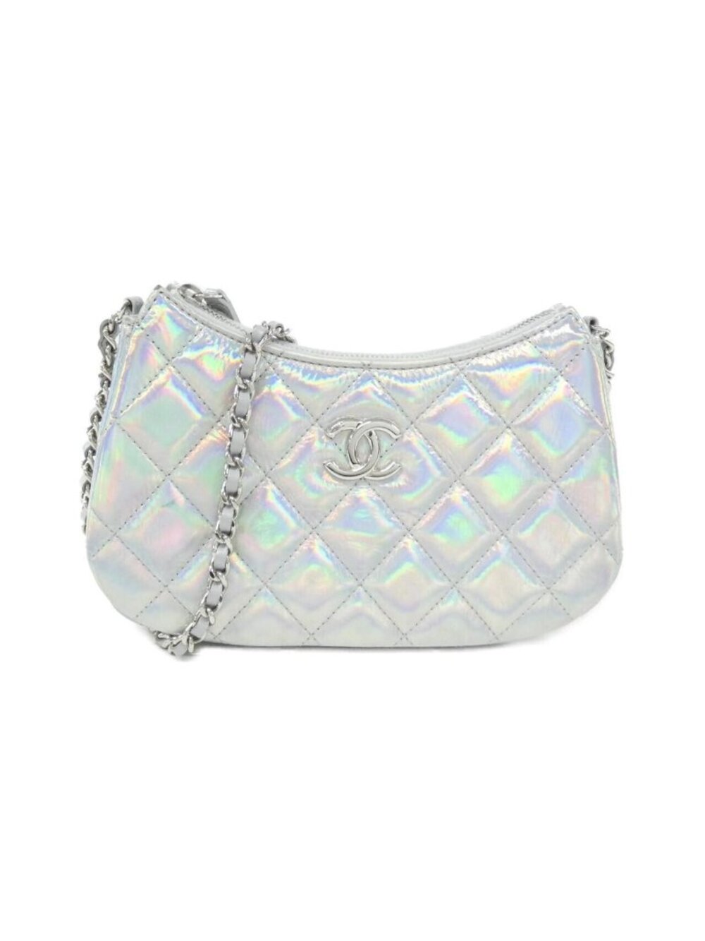 Chanel Shoulder Bag Silver